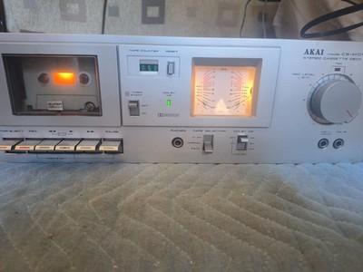 AKAI CS-M01 Vintage Cassette Tape Deck Player Recorder Tested