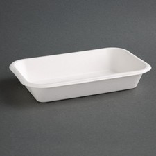 Fiesta Compostable Bagasse Food Trays 24oz (Pack of 50) - FC531