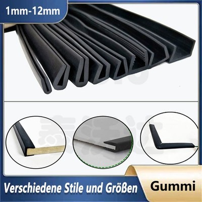 Gummidichtung Kantenschutz Fassungsprofil Gummiprofil U-Profil Gummi Türdichtung