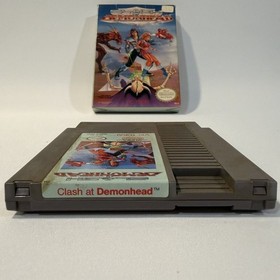 Clash at Demonhead NES Nintendo Game Cartridge 1990 Vic Tokai Authentic Tested