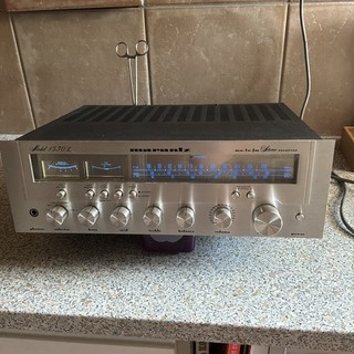 Marantz Model 1530L Stereo Receiver 2 Kanal MW/LW/FM Phono analog Silber/Schwarz