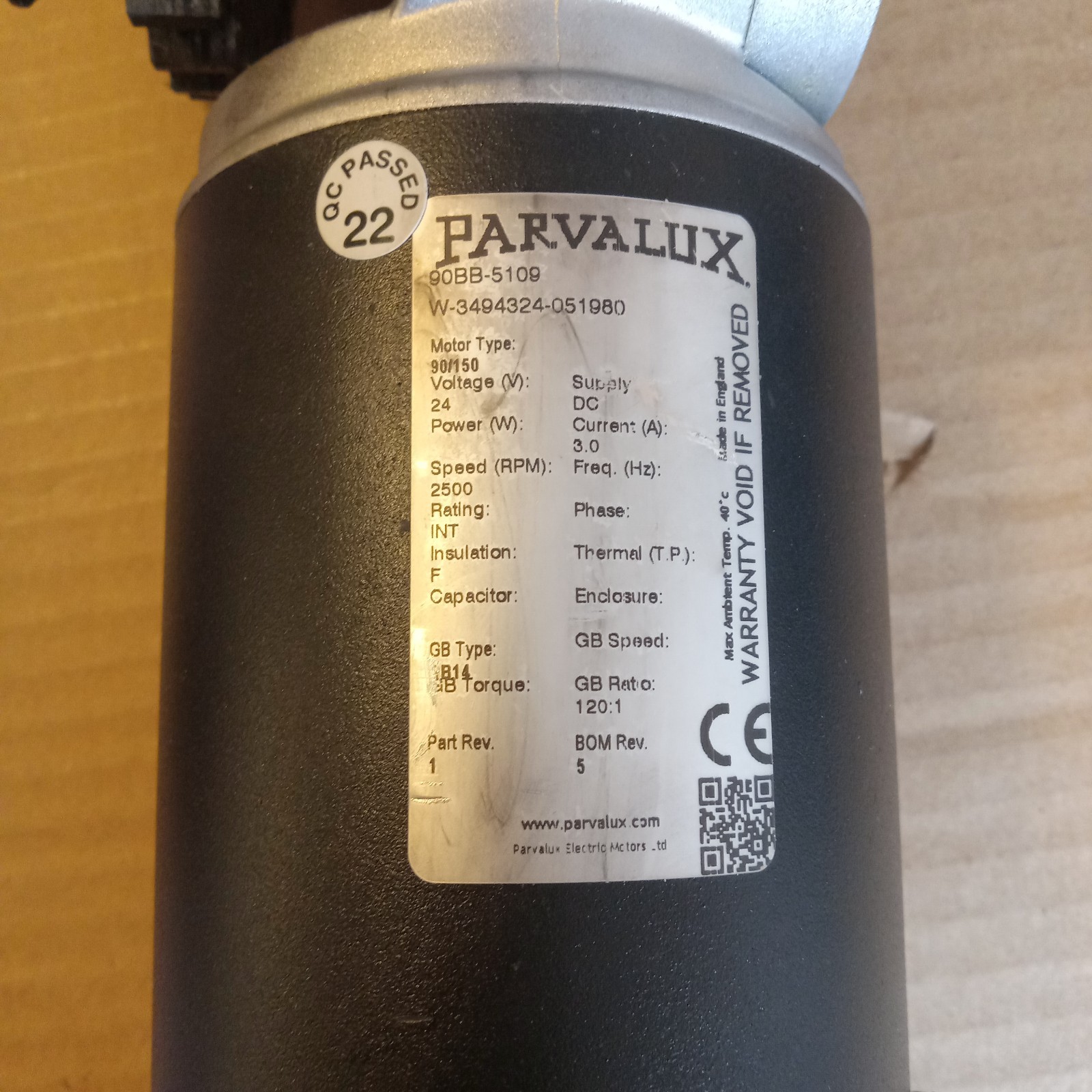 Handicare 950 Stairlift Motor With Gearbox