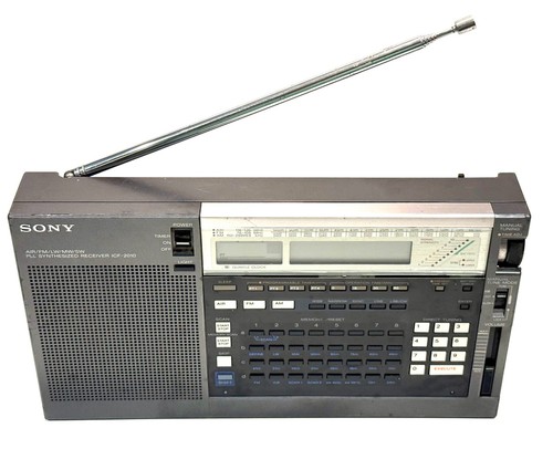 SONY ICF 7600D FM/LW/MW/SW PLL Synthesized Receiver Portable Radio with
