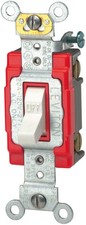 Leviton 20-Amp, 120/277-Volt, Toggle Single-Pole AC Quiet Switch, Extra Heavy...