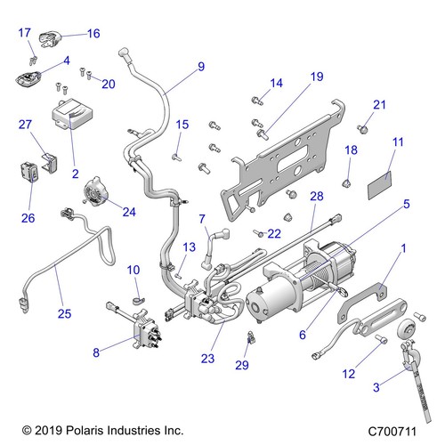 Polaris Autostop Controller, Winch, RCV2, Genuine OEM Part 2415484, Qty 1 - Picture 2 of 2