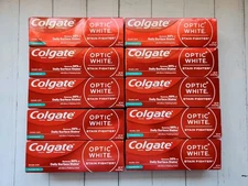 (Pack of 10) Colgate Optic White Stain Fighter Fresh Mint Toothpaste, 4.2 oz