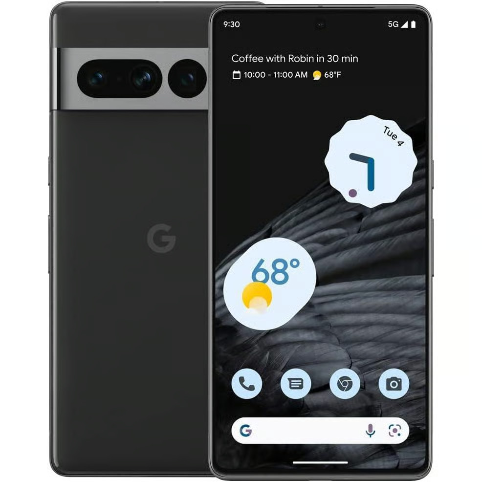 GOOGLE PIXEL 7 PRO DUAL SIM - OBSIDIAN BLACK - 128GB 12GB RAM - GOOD CONDITION