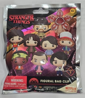 Stranger Things Series 1 Figural 3D Foam Bag Clip.