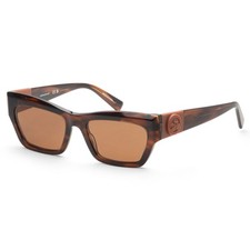 Longchamp Women's 53mm Striped Brown Sunglasses LO763S-211