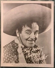 1950's Leo Carullo Pancho Johnson Bros Furniture WSPD-TV Cisco Kid Promo Photo 
