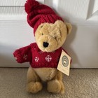 Boyd’s Bear Winnie The Pooh Dressed In A Red Hat And Sweater — photo 1