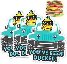You'Ve Been Ducked, Duck Tags,Cute Ducks Tag,Ducking Game Card, 35 Pack Ducked T