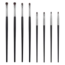 8Pcs Eye Makeup Brush Sets Mini Smudge Brush for Eyeliner Eyeshadow Brushes Eyel