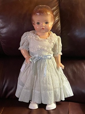 Vintage 19  EFFANBEE Composition PATSY ANN Doll c. 1930; w/Dress, Slip, Shoes*