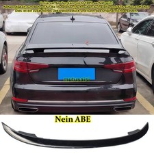 Für AUDI A4 S4 8W2 B9 Limousine Heckspoiler Flügel Heckflügel Spoiler Universal