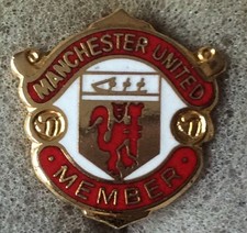Manchester United Football Club Member Badge