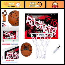 Indoor Mini Basketball Hoop Set - Over the Door Kids Basketball Game Ball - NB