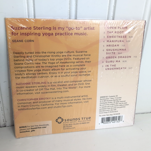 Chakra Flow: Music for Yoga and Meditation Audio CD Suzanne Sterling New Sealed - Picture 2 of 2