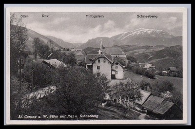 Ansichtskarte Wallfahrtsort St. Corona am Wechsel - N. Ö. Österreich