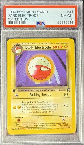Dark Electrode (1st Edition) graded PSA 8 for sale on eBay