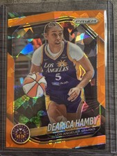 2025 Panini Prizm WNBA - Dearica Hamby #39 Orange Ice Prizm
