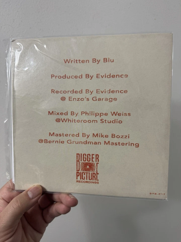 Blu and Evidence - Lost Angel W/ Instrumental - Mint Condition- Cover #1 Version - Image 3 of 4