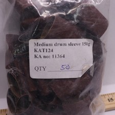(50-Pk) KAT Grit Drum Sleeve Medium 150g 11364