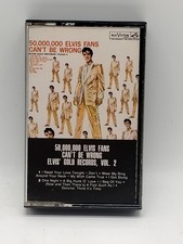 Elvis Cassette - 50,000,000 Elvis Fans Can  t Be Wrong Elvis  Gold Records Vol. 2