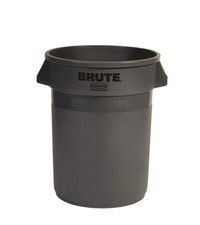 Rubbermaid 32 Gal Brute Container Without Lid Gray