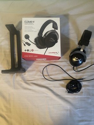 HyperX Cloud II Gaming-Headset 7.1, Boom-Mikro USB/3,5 und headset stand