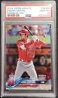 SHOHEI OHTANI 2018 TOPPS UPDATE RAINBOW FOIL RC #US285 LOS ANGELES ANGELS PSA 10