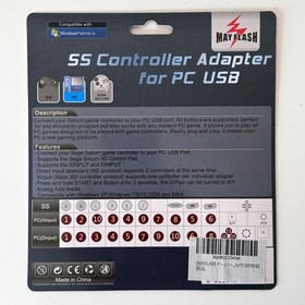 SEGA Saturn Multicontroller and PC USB Adapter