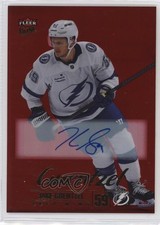 2024 Upper Deck Fleer Ultra Red Rainbow Foil 13/25 Jake Guentzel #81 Auto 08sc