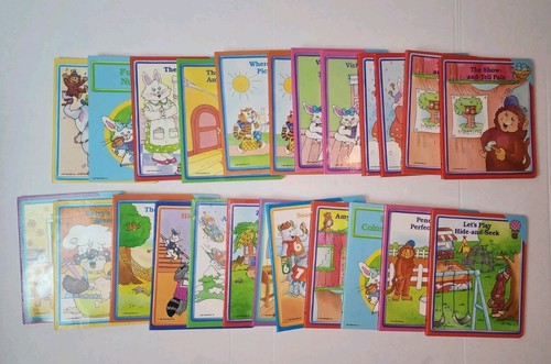 Vintage 1987-1990 Early World Learning Curriculum Set & Books W/ RARE Crate - Picture 5 of 19