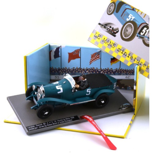 Le Mans 1926 Lorraine Dietrich n5 voiture miniature de collection historique LE MANS miniatures