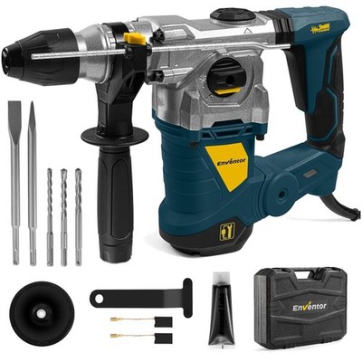 Bohrhammer SDS Plus 1500W 6Joule Schlagbohrmaschine Abbruchhammer Blau