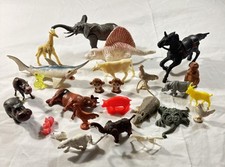 Vintage Plastic Animal Lot of 26 Various