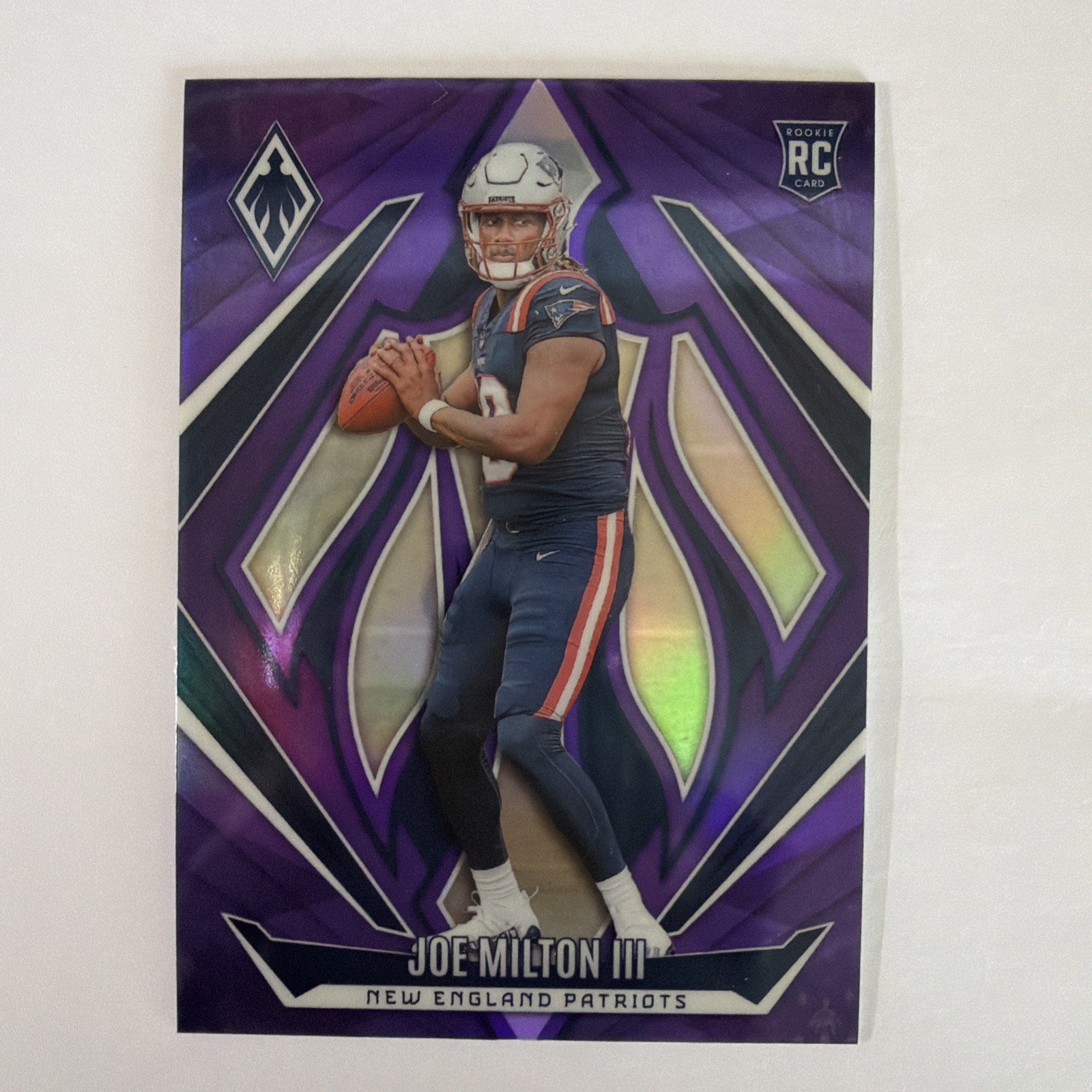 2024 Panini Phoenix - Rookies Joe Milton III #205 Purple (RC) - NE Patriots