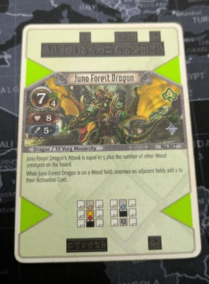 Eye of Judgment Sony PS3 Card: #067 Juno Forest Dragon - Image 1 of 2