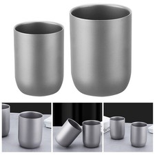 Premium Ti Material 240ml8oz Double Walled Drinking Cup for Outdoor Use