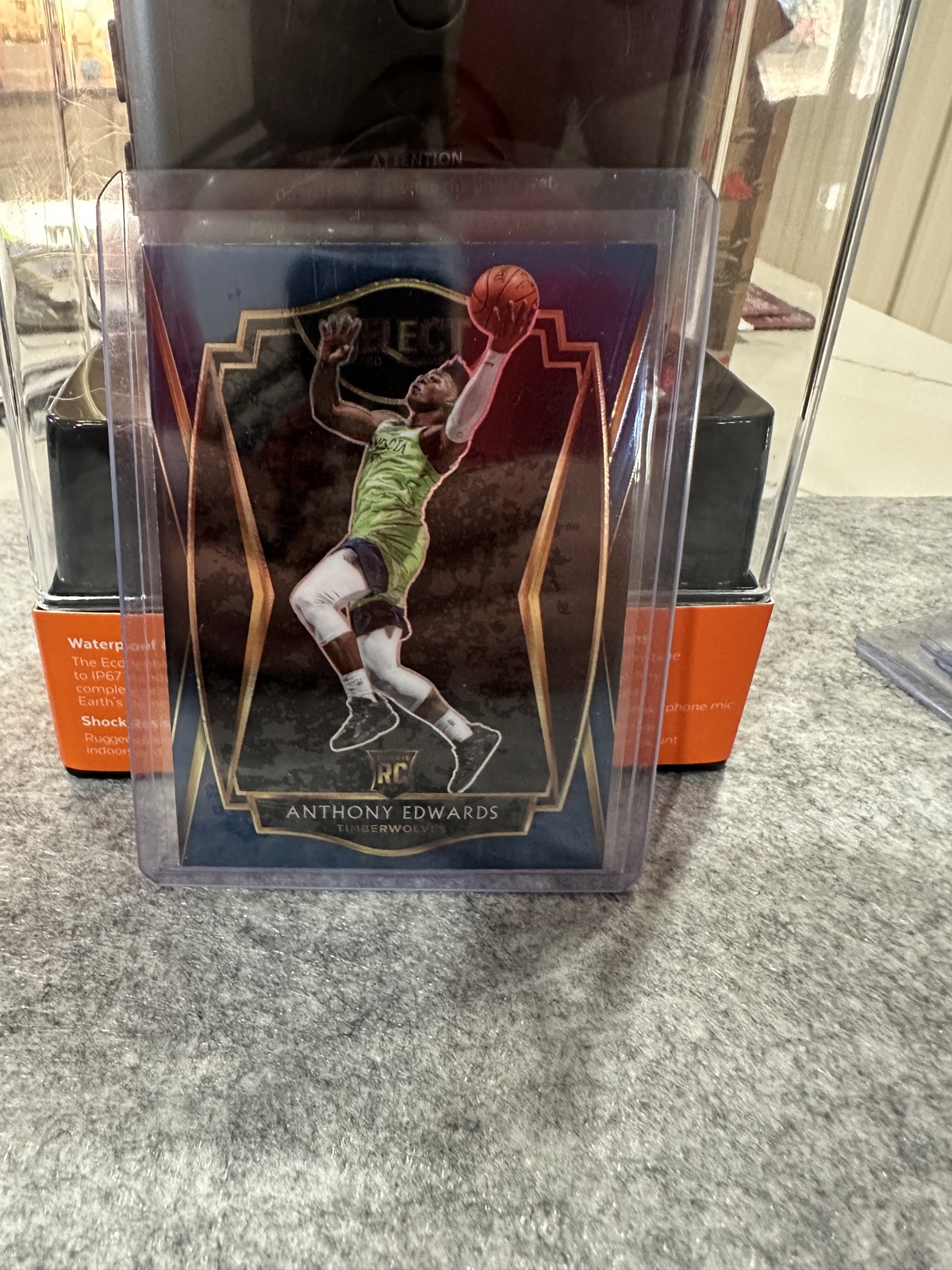 2020-21 Panini Select - Premier Level Anthony Edwards #169 Blue Prizm (RC)