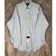 Lauren Ralph Lauren Men's Non Iron Long Sleeve Shirt Aqua Size 17 34-35