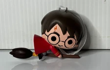 Hallmark Harry Potter Quidditch Flying on a Broom Christmas Tree Ornament 2.5"