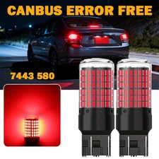 Fits Honda Civic FN 05-11 Canbus 580 T20 Led Brake Light Stop Tail Light Bulbs