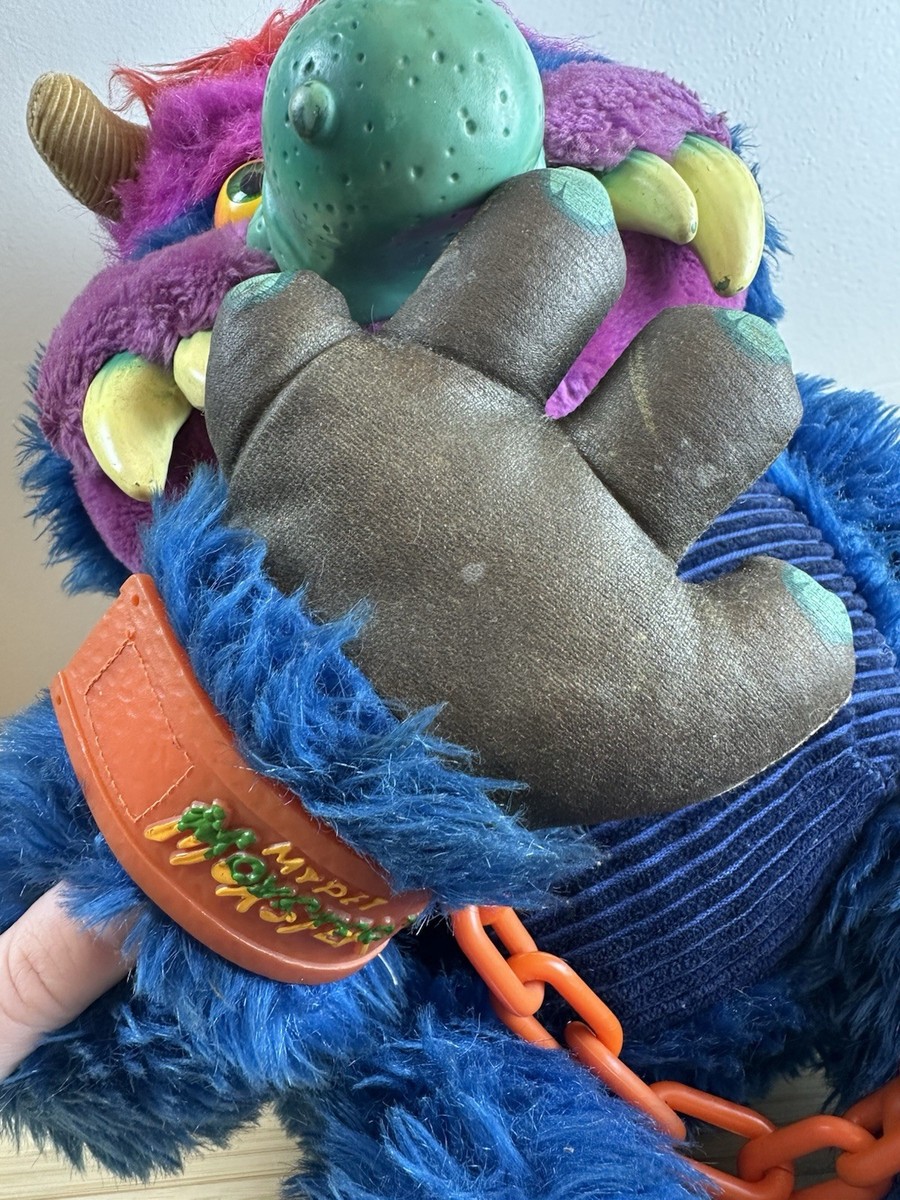 Vintage 1986 My Pet Monster AmToy Big Plush 24”Beautiful Condition