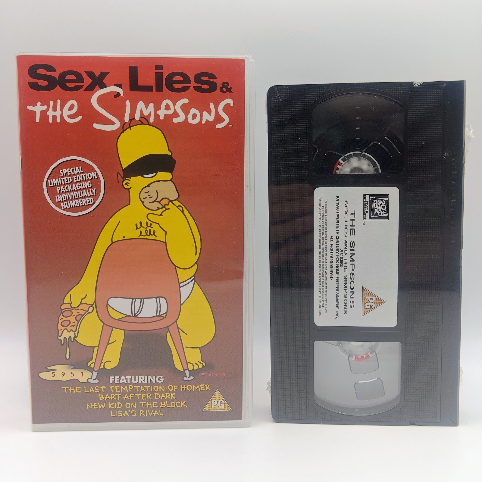 The Simpsons Sex, Lies And The Simpsons VHS New And Factory Sealed Numbered