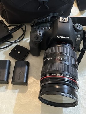 Canon EOS 6D Mark II 26.2MP DSLR w/ EF 24-70mm f/2.8L USM Lens, Bag, Charger 