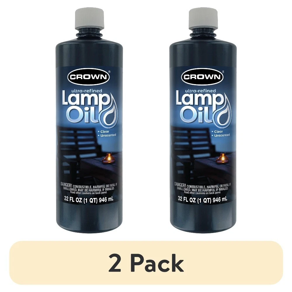 Ultra-Refined Lamp Oil 32 oz Clear Unscented 2 Pack 1.75 lb