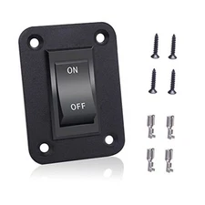  On-Off Switch 12V 20A 4 Pins DPST Rocker Switch Panel RV Light Switch for RV 