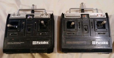 Futaba FP-T5LK & FP-T4L Transmitter Radio Remote Control Plane Aircraft Untested